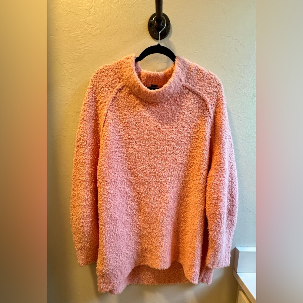 FREE PEOPLE Cozy Pink Sweater